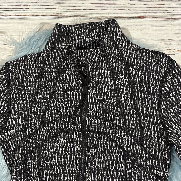 LULULEMON DEFINE JACKET LUON SUITED JACQUARD BLACK WHITE - Picture 4 of 10
